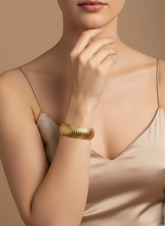 Dikey Çizgili Bilezik