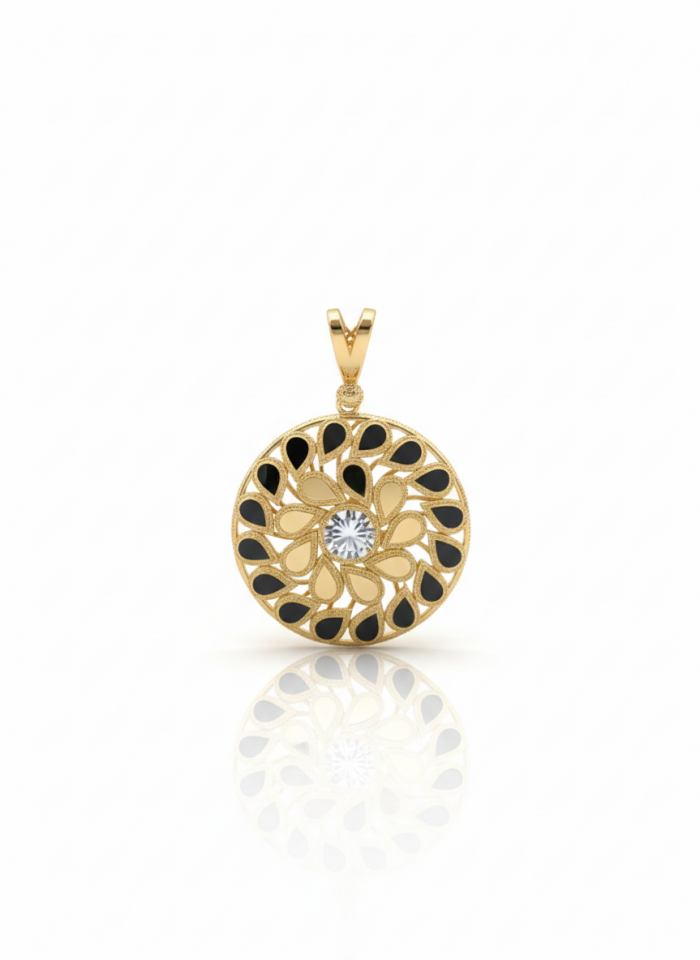 Ayçiçeği Filigran Kolye Ucu