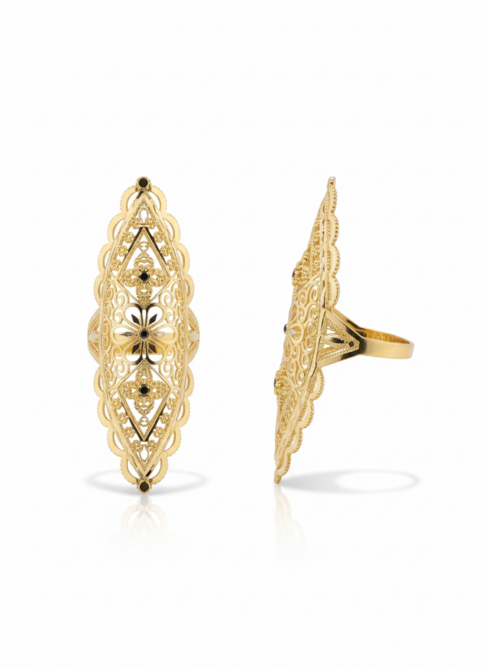 Dantel Desen Hint Yüzüğü