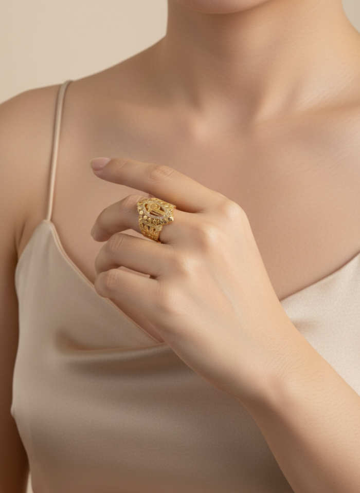 Tuğralı Burgu Yüzük