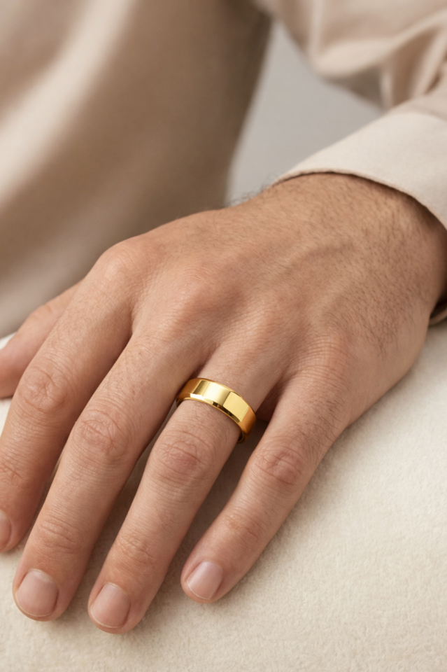 4mm Kalın Erkek Alyans