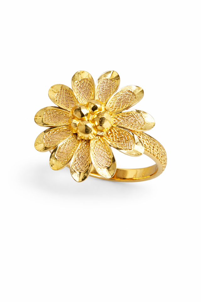 Güneş Çiçeği Yüzük