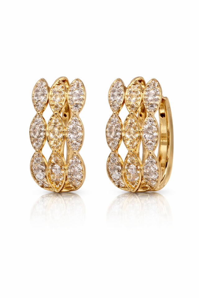 Kraliçe Damla Küpe