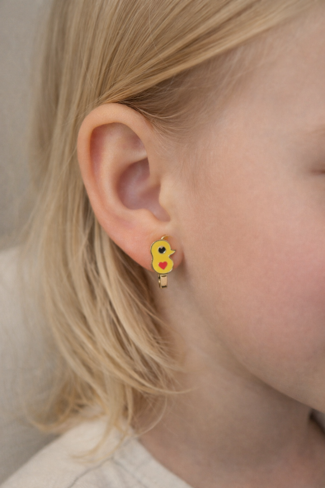 'Civciv' Figürlü Küpe