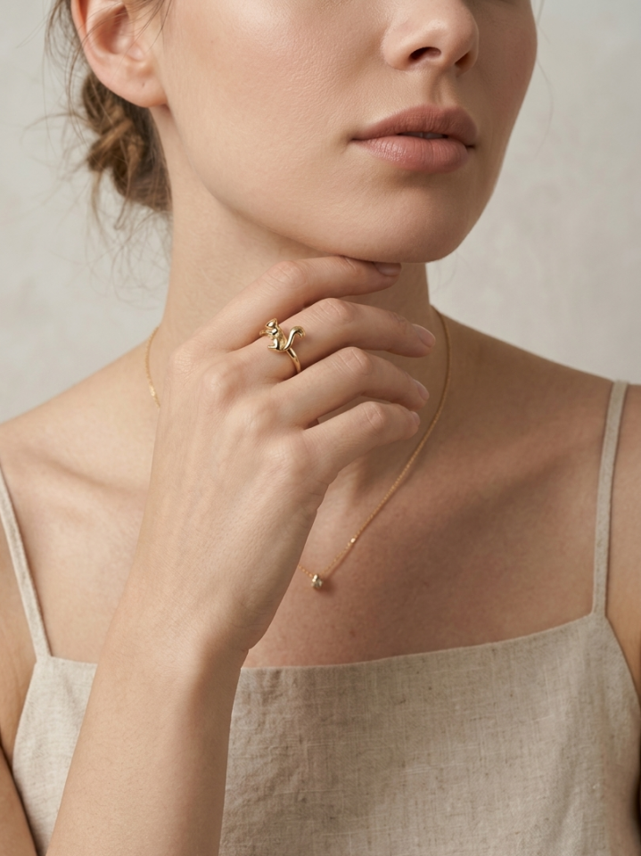 Sincap Figürlü Yüzük