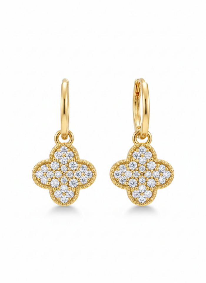 Sallantılı Papatya Küpe