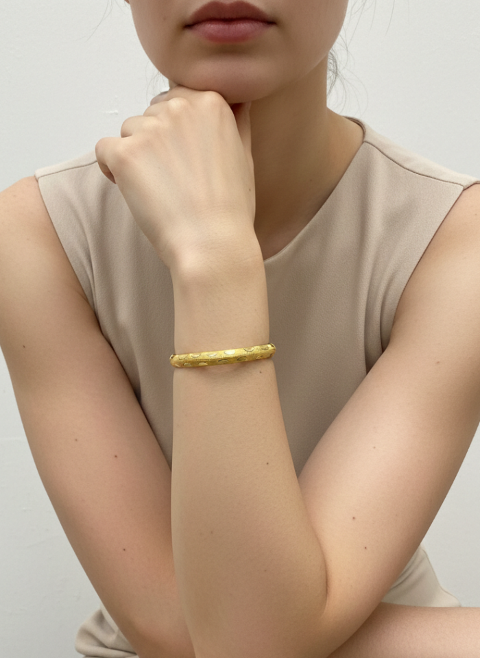 Yuvarlak Desenli Bilezik