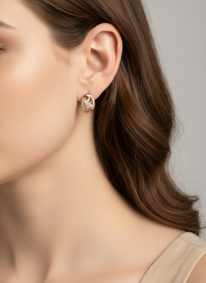 Yıldız Çerçeve Küpe