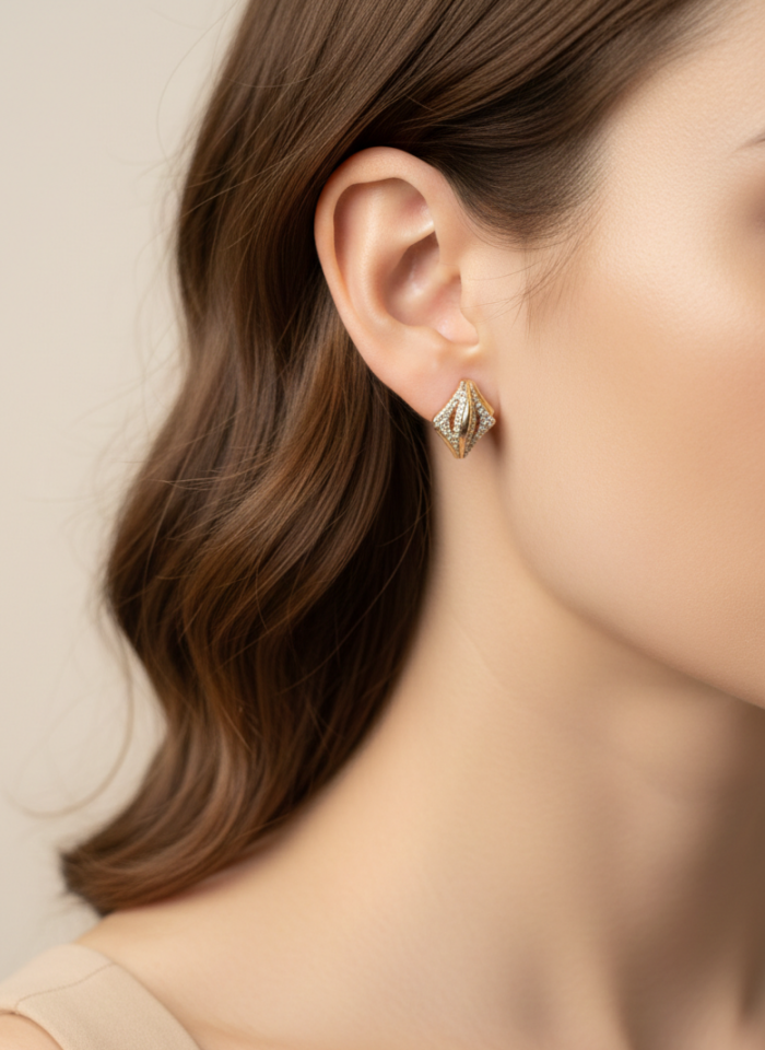 İnfinity Baklava Küpe