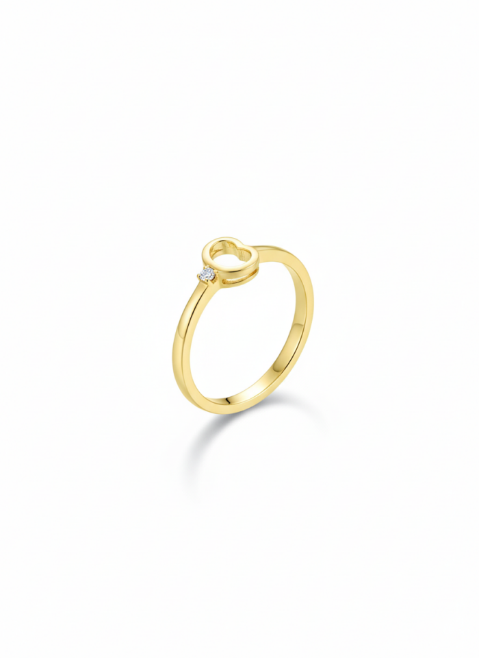 Kalpli Taşlı Yüzük