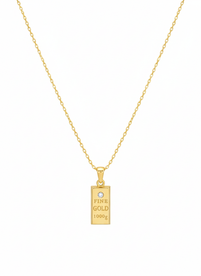 Külçe Taçlı Kolye