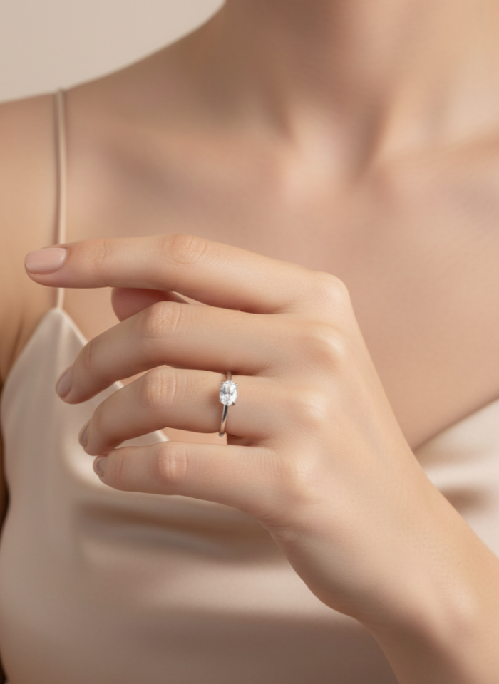 Oval Minimal Tektaş